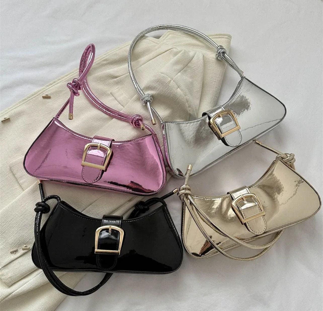 Mirror Mood Buckle Bag