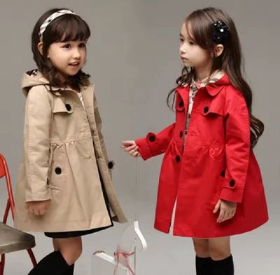 Mini Icon Hooded Trench Jacket