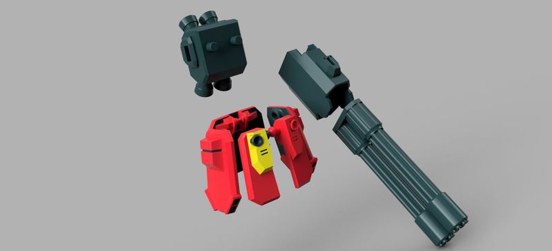 (Digital File) Heavy Arms Kai Mobile Suit 1/144