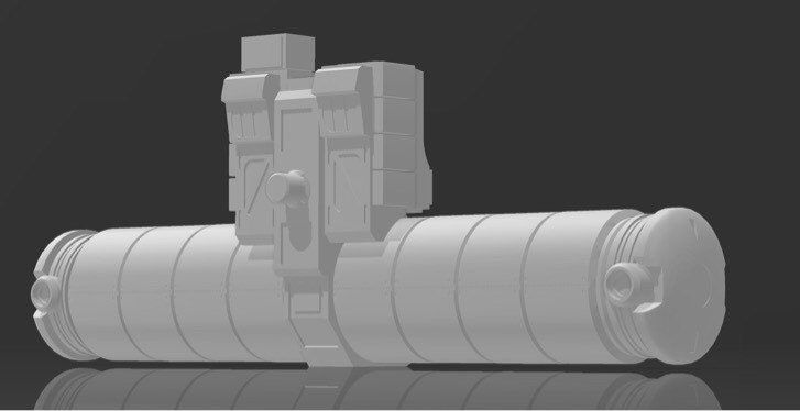 (Digital File) Space Leo Backpack Unit For LEO Type Mobile Suit 1/144