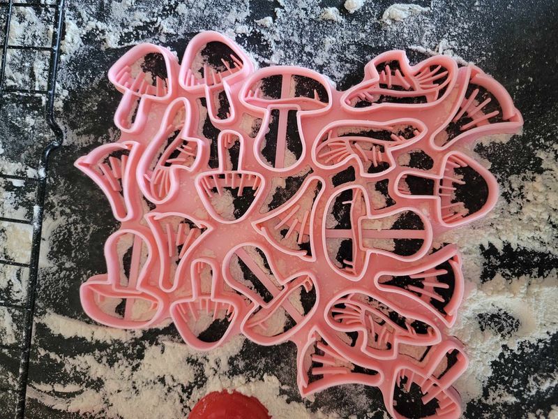 Mushrooms - Cluster Cookie Cutter 3D Printed Product