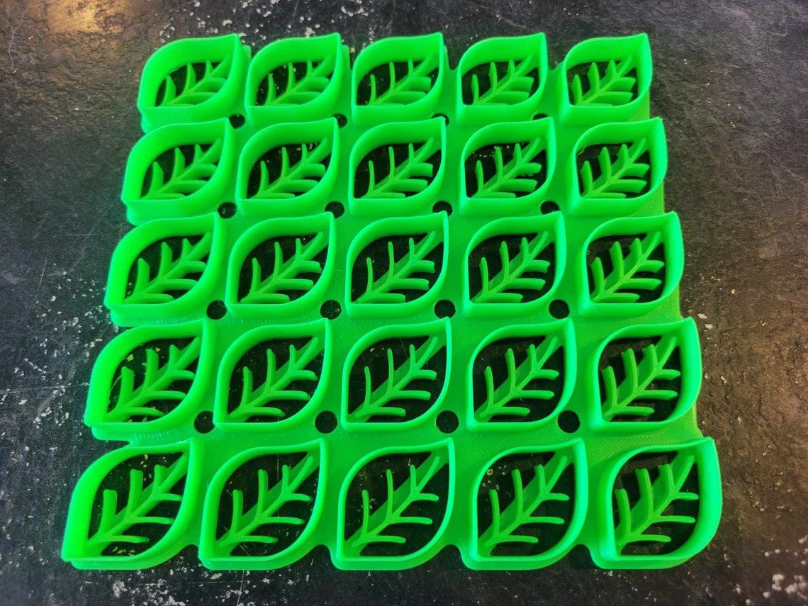 Leaves - Batch Cookie Cutter 3D Printed Product