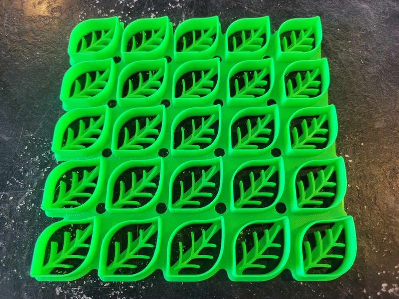 Leaves - Batch Cookie Cutter 3D Printed Product