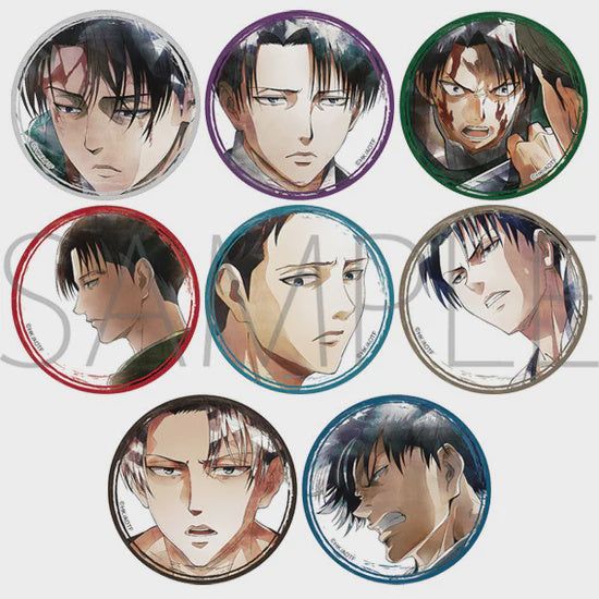 Attack on Titan Character Badge Collection Levi Art-Pic (1 Random Blind Pack)