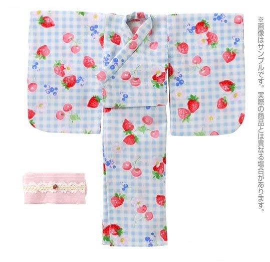 Azone Pureneemo 1/6 PNS Yukata Set -Strawberry and Maiden- (Saxe Gingham Check)