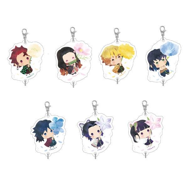Demon Slayer Yurafuwa Acrylic Charm Flower Ver. Vol. 1 (1 Random Blind Pack)