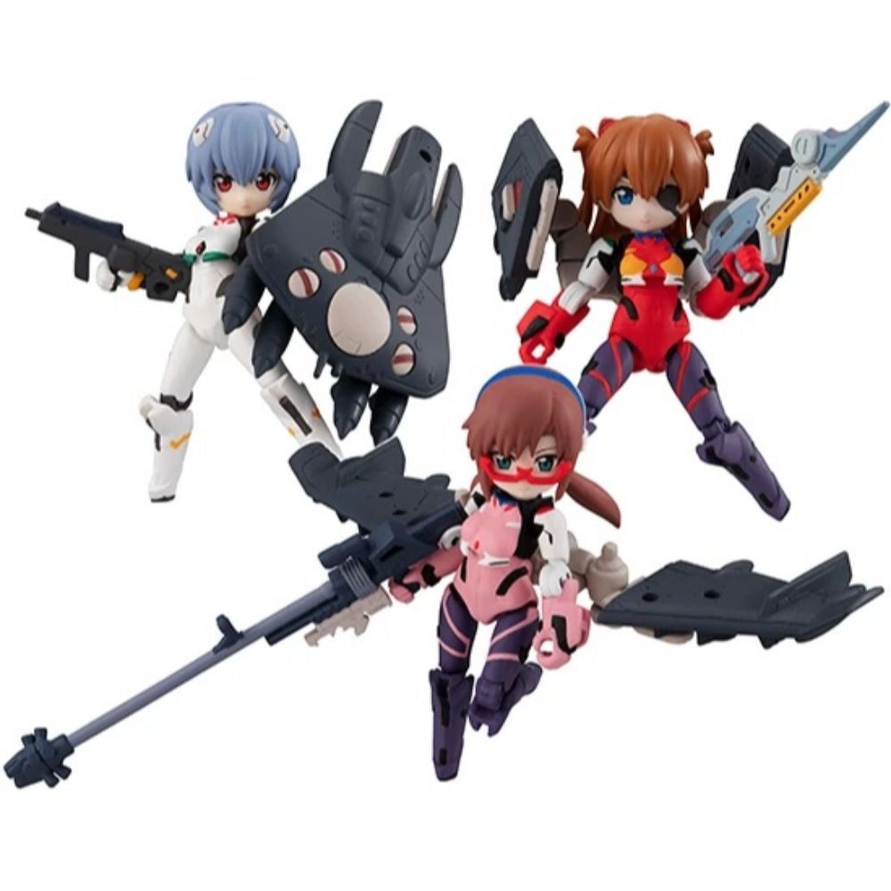 MegaHouse Desktop Army Evangelion Movie Ver. (Set of 3 Characters)