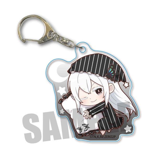 Re:Zero Gyugyutto Acrylic Key Ring Good Night Ver. Echidna