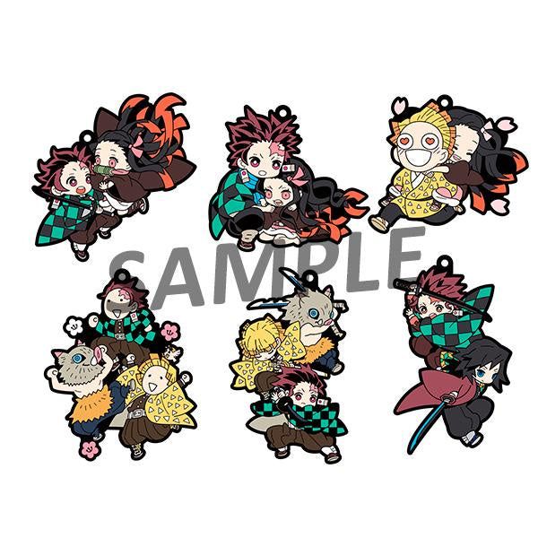 Demon Slayer MegaHouse Rubber Mascot BuddyColle Vol. 1 (1 Random Blind Pack)