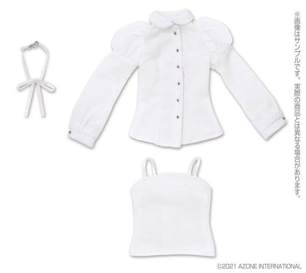 Azone Pureneemo 1/6 PNM Classical Blouse &amp; Camisole Set (White)