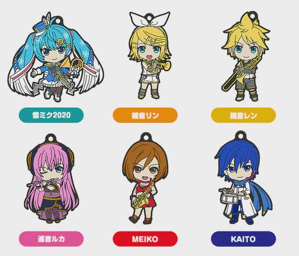 Hatsune Miku Nendoroid Plus Rubber Keychain Band Together Vol.2 (1 Random Blind Pack)