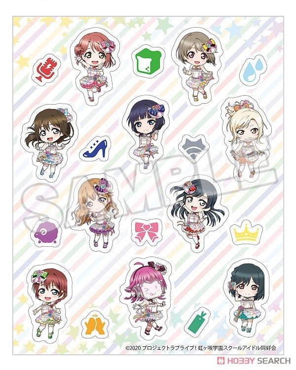 Love Live! Nijigasaki School Idol Club Nendoroid Plus Sticker Sheet