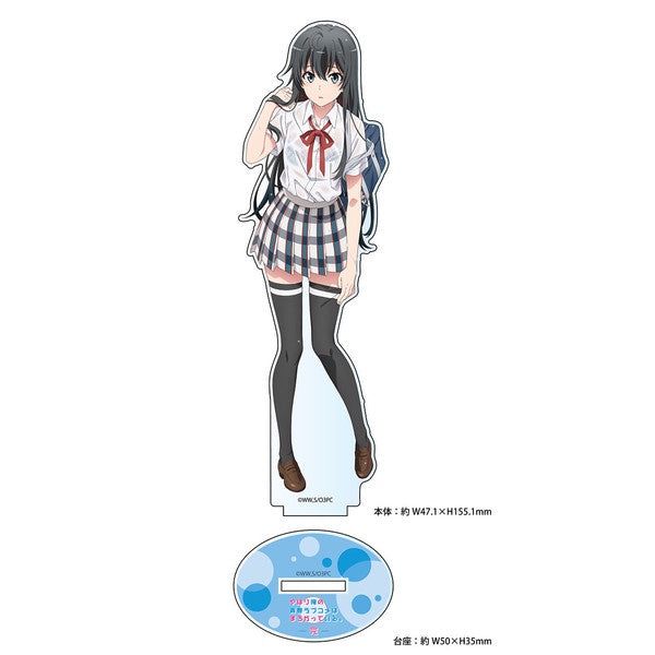 My Teen Romantic Comedy SNAFU Big Acrylic Stand - Shelter from the Rain - Yukinoshita Yukino