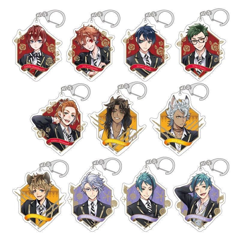 Disney: Twisted Wonderland Trading Acrylic Key Ring Vol.1 (1 Random Blind Pack)