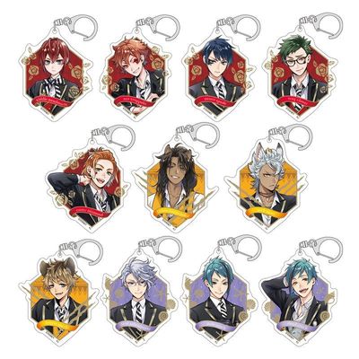 Disney: Twisted Wonderland Trading Acrylic Key Ring Vol.1 (1 Random Blind Pack)