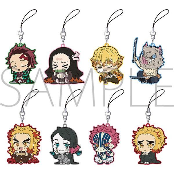 Demon Slayer the Movie: Mugen Train Rubber Starp Collection ViVimus (1 Random Blind Pack)