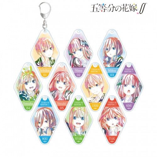 The Quintessential Quintuplets Trading Ani-Art 3 Acryl Key Chain (1 Random Blind Pack)