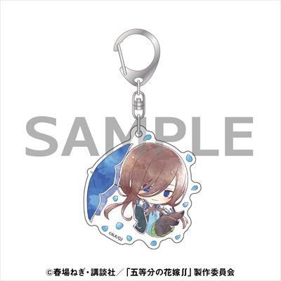 The Quintessential Quintuplets Acrylic Keychain - Umbrella - Nakano Miku