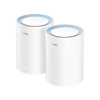 Cudy Dual Band WiFi 5 1200Mbps Fast Ethernet Mesh 2 Pack