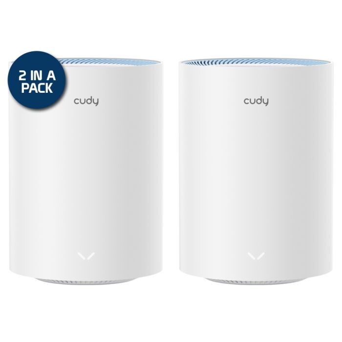 Cudy Dual Band WiFi 5 1200Mbps Fast Ethernet Mesh 2 Pack