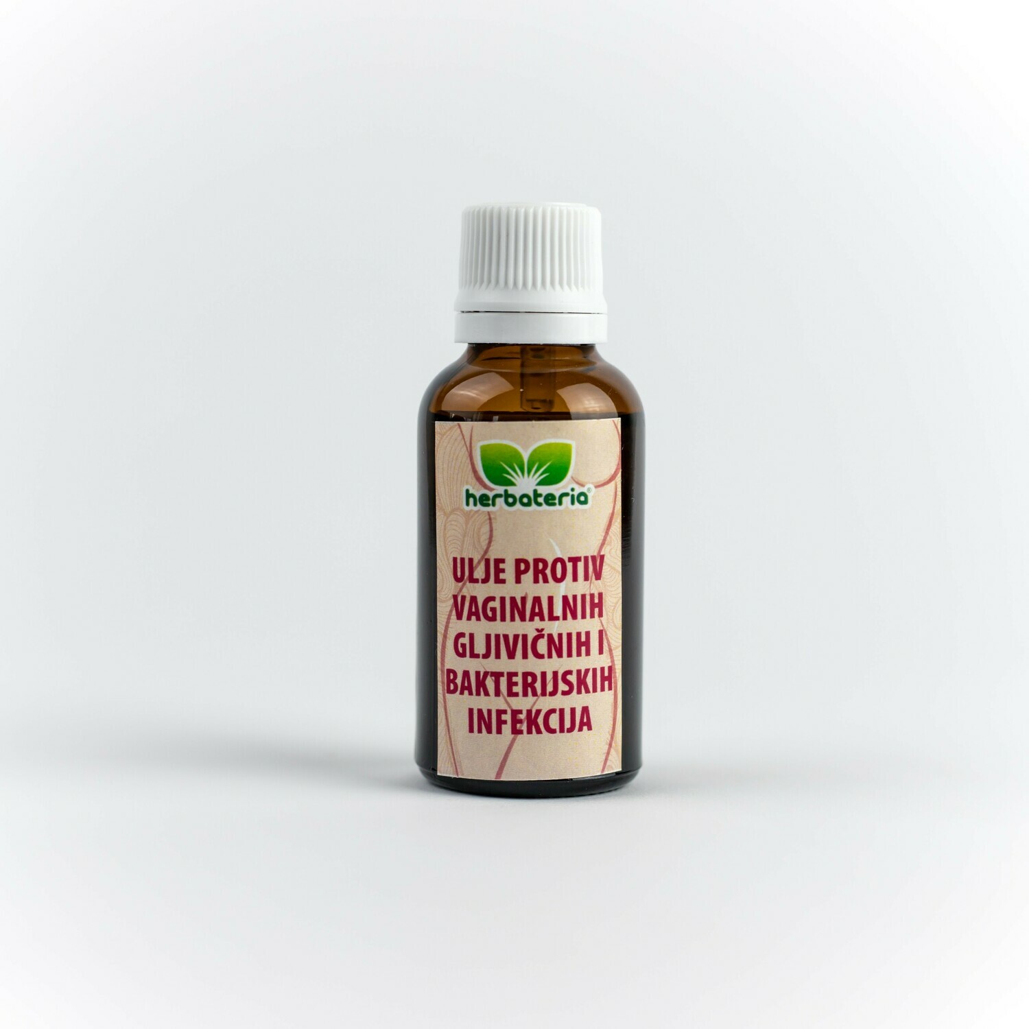 Herbateria - Ulje protiv vaginalnih gljivičnih i bakterijskih infekcija 30 ml Herbateria - Ulje protiv vaginalnih gljivičnih i bakterijskih infekcija 30 ml