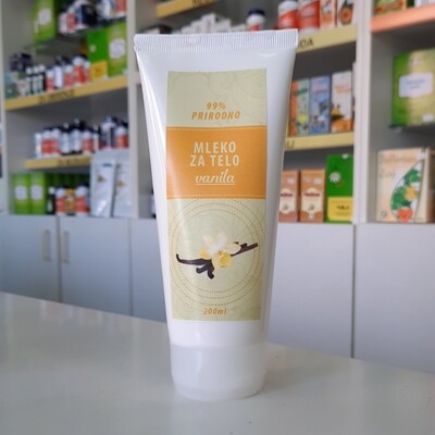 Herbateria Mleko za telo vanila 200 ml Herbateria Mleko za telo vanila 200 ml
