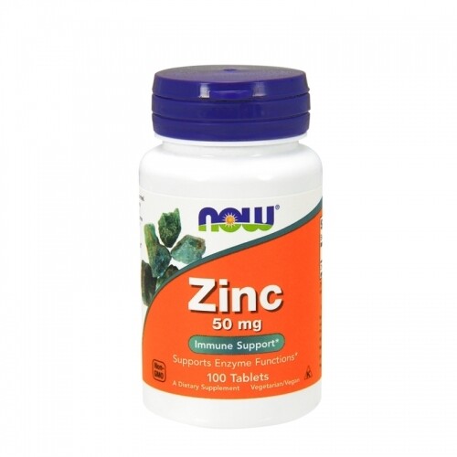 Now Cink 50 mg 100 tbl Now Cink 50 mg 100 tbl