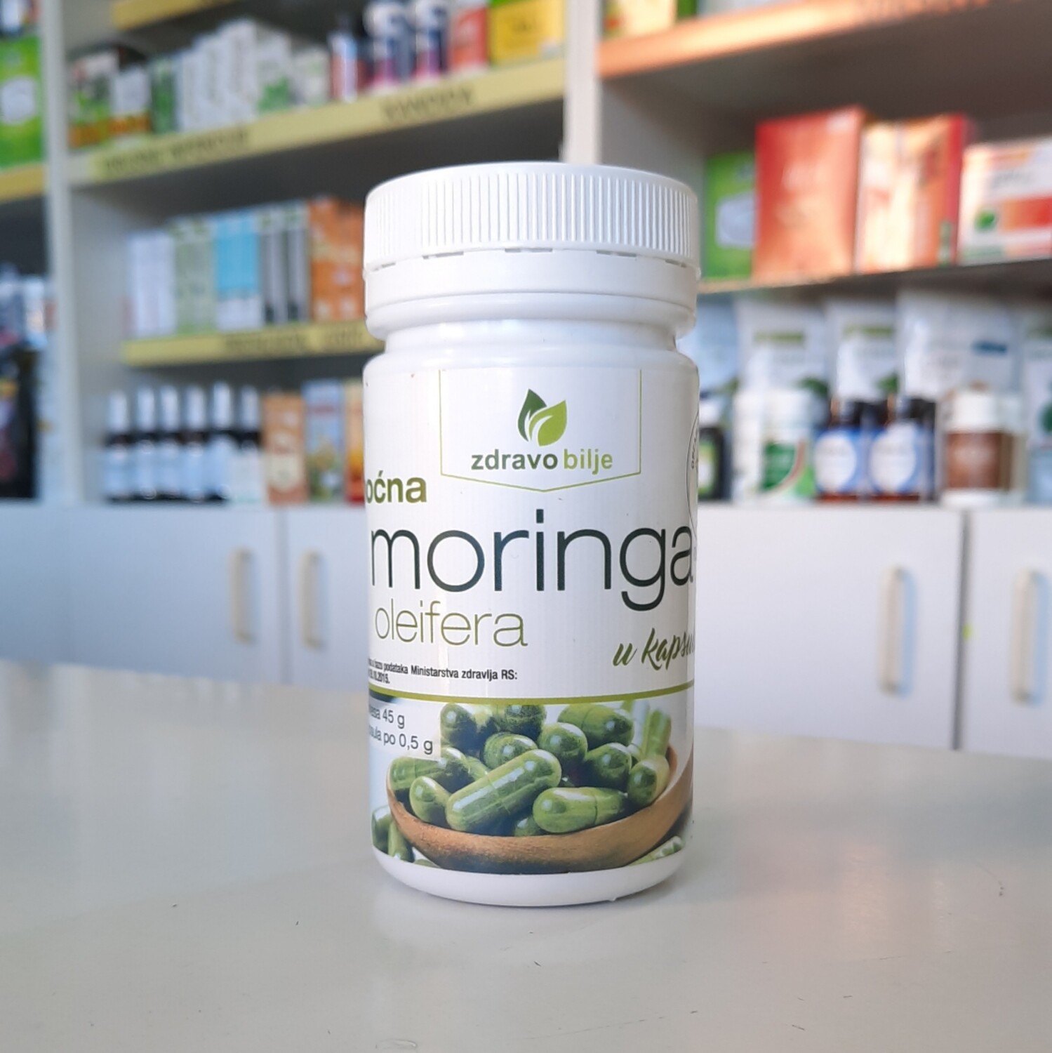 Zdravo bilje - Moringa kapsule 500 mg 90 kom (organski proizvod)