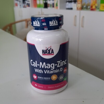 Haya Calcium, Magnesium, Zinc + vitamin D3 90 tbl