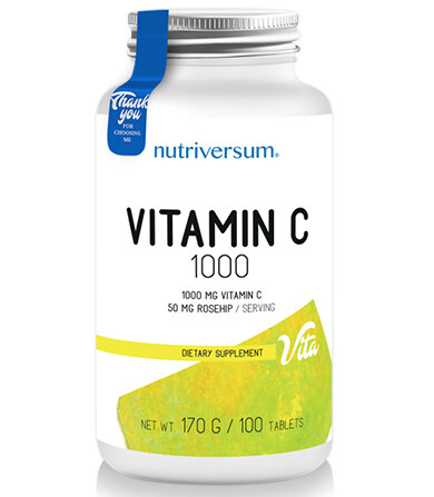 Nutriversum Vitamin C 1000mg, 100 tableta Nutriversum Vitamin C 1000mg, 100 tableta