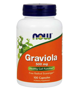 Now Graviola 500 mg 100 cps Now Graviola 500 mg 100 cps