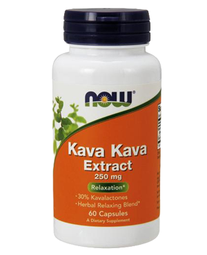 Now Kava kava extract 250 mg 60 cps Now Kava kava extract 250 mg 60 cps