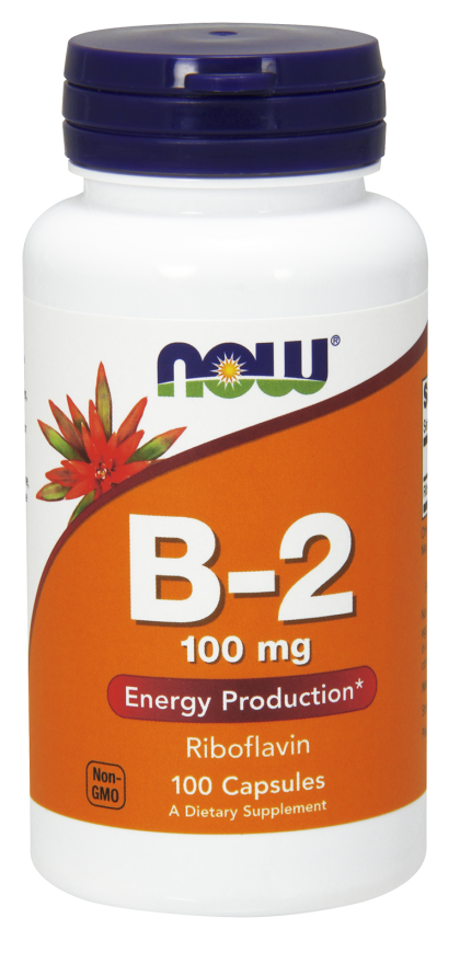 Now Vitamin B-2 100 mg 100 kps Now Vitamin B-2 100 mg 100 kps