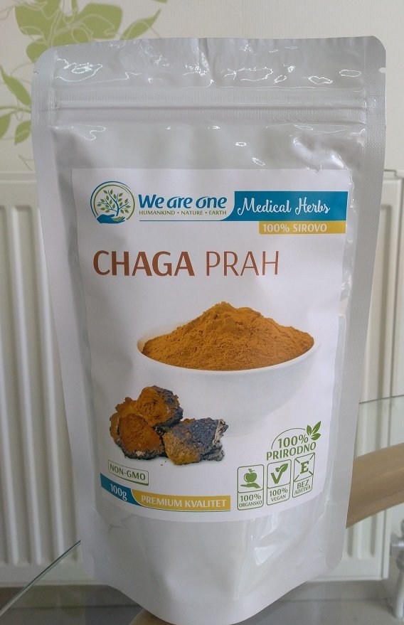 WAO Chaga (čaga) prah - za imunitet 100 g WAO Chaga (čaga) prah - za imunitet 100 g