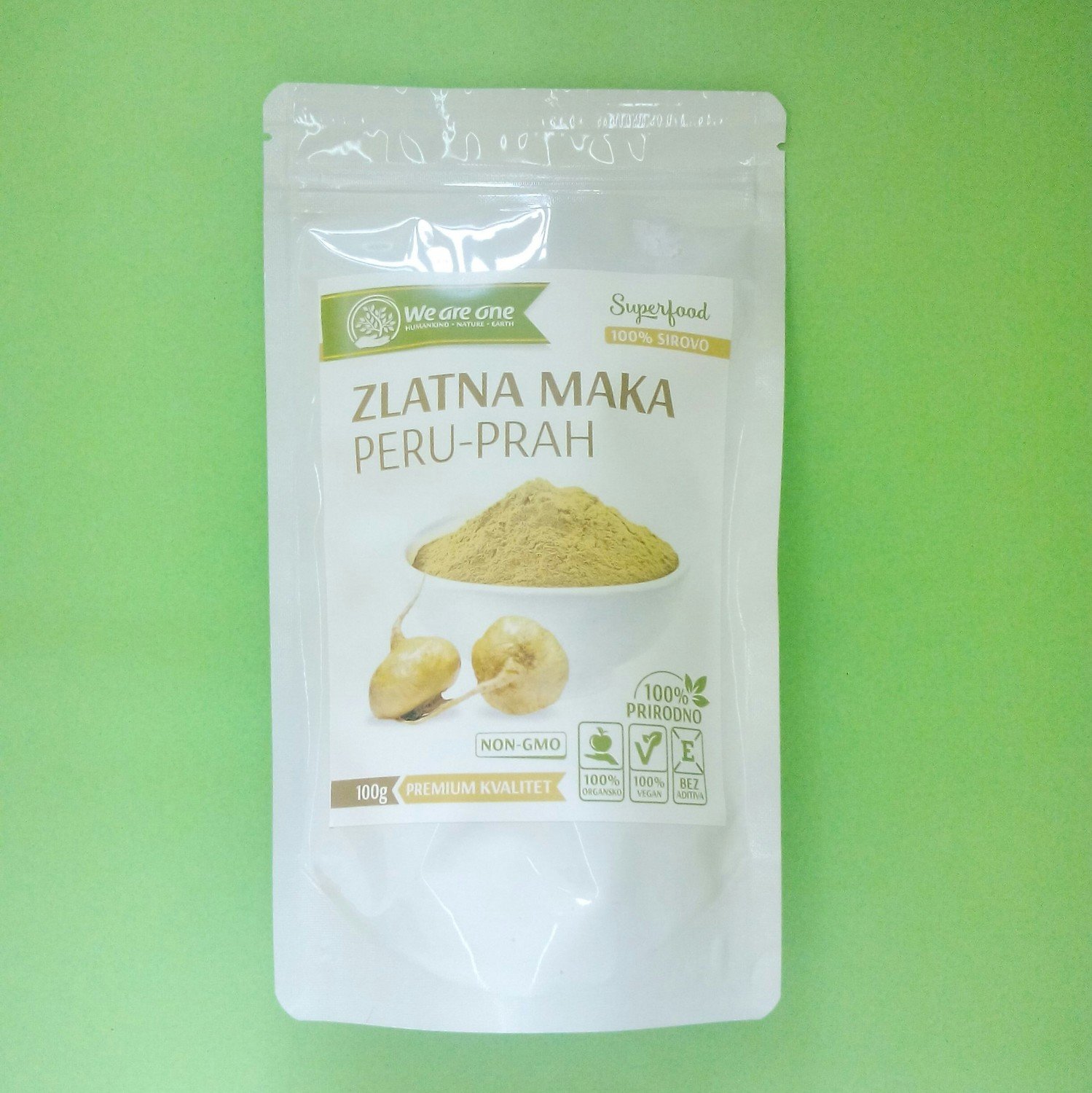 Wao Zlatna Maka Organska Sirova Prah 100 G Wao Zlatna Maka Organska Sirova Prah 100 G