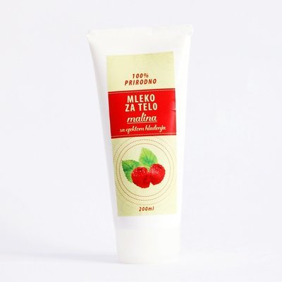 Herbateria - Mleko za telo malina 200 ml Herbateria - Mleko za telo malina 200 ml