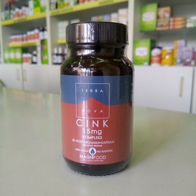 Terranova Cink 15 mg 50 kps