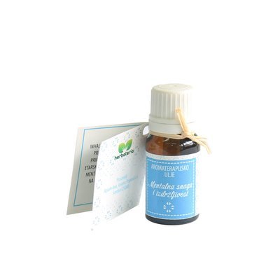 Herbateria - Aromaterapijsko ulje za inhalaciju za mentalnu snagu i izdržljivost 10 ml