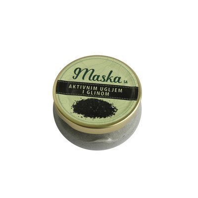 Herbateria - Maska sa aktivnim ugljem i glinom 100 ml Herbateria - Maska sa aktivnim ugljem i glinom 100 ml
