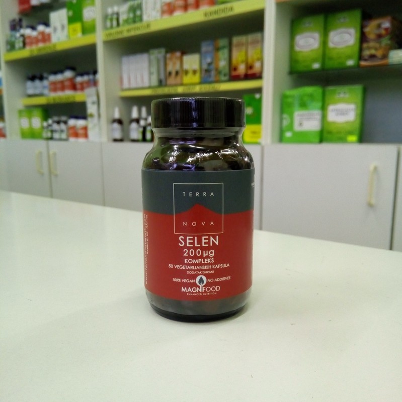 Terranova Selen (selenometionin) 200 mcg 50 kps Terranova Selen (selenometionin) 200 mcg 50 kps