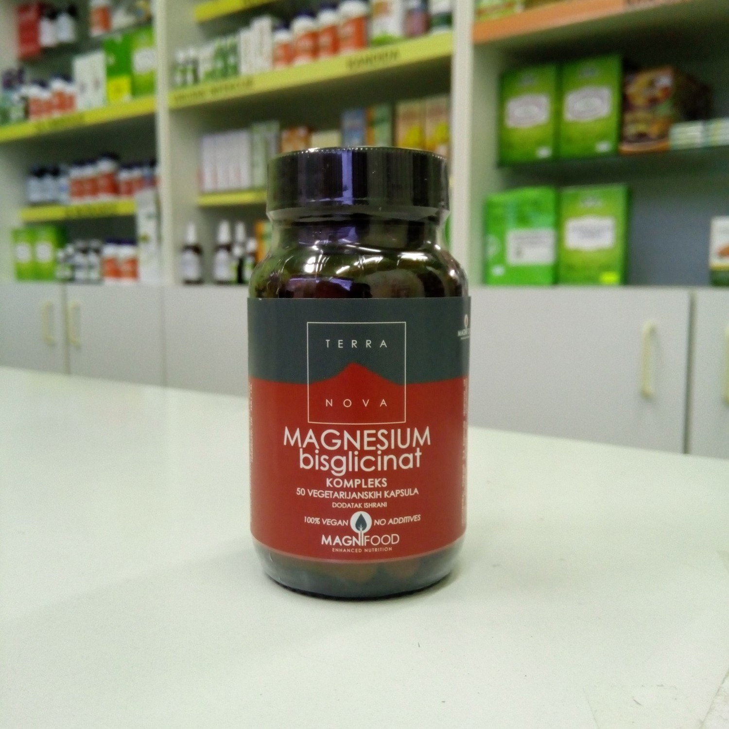 Terranova Magnezijum bisglicinat 100 mg 50 kps