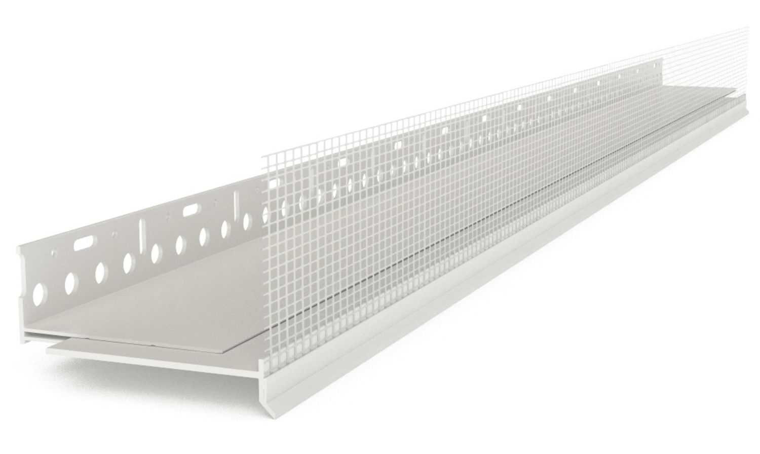Crepi PVC Startprofiel 10-14CM/2M