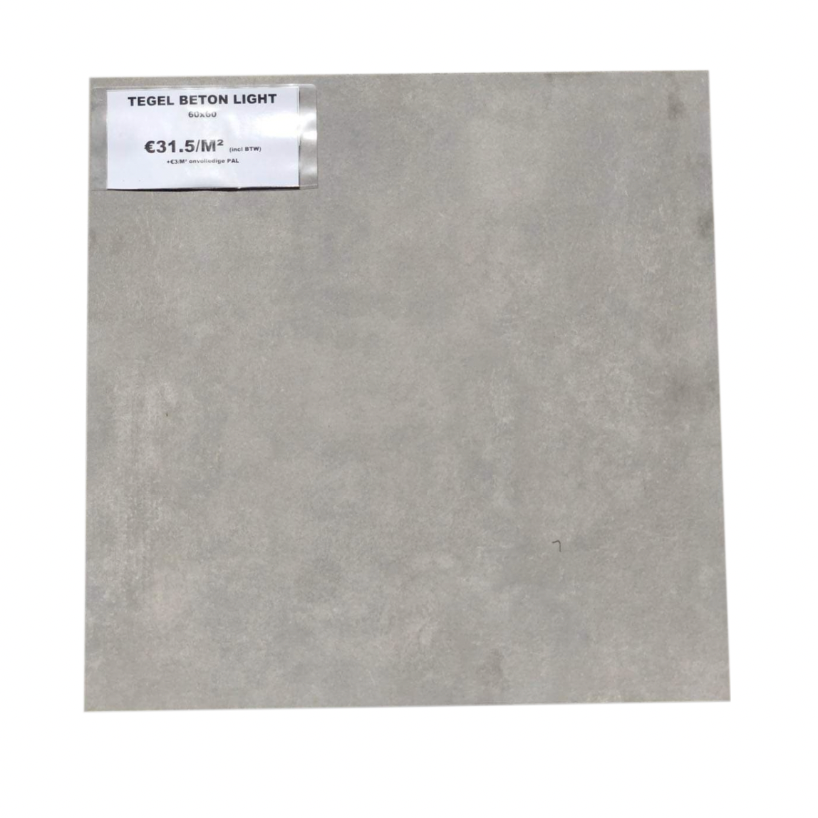Tegel 50 Beton Light 60X60X2CM