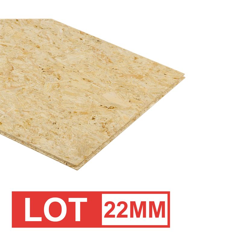 OSB 3 met tand &amp; groef 2,50x0,63 cm 22mm (LOT8) - PER STUK