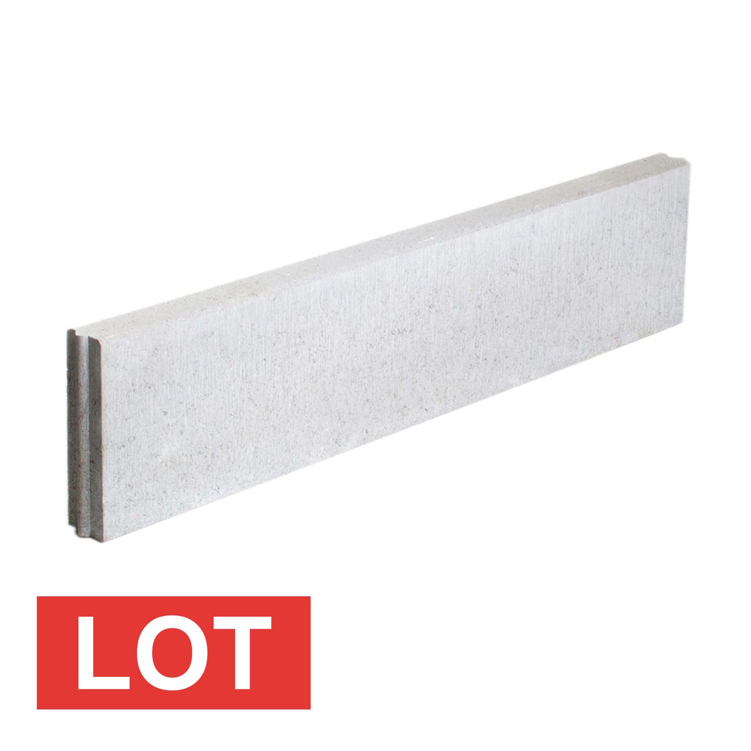 Boordsteen Grijs LOT 100X40X6CM