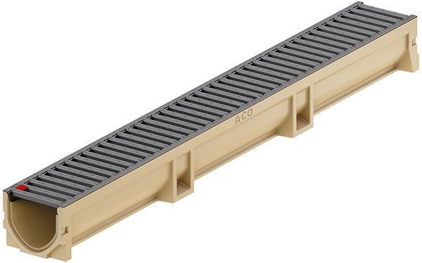 Aco Afvoergoot Euroline Antraciet 100X11CM