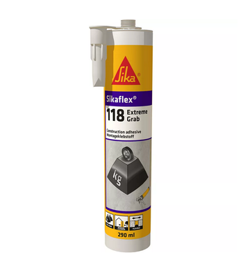 Sikaflex Montagelijm 118 Extreme Grab Wit/ 290ML