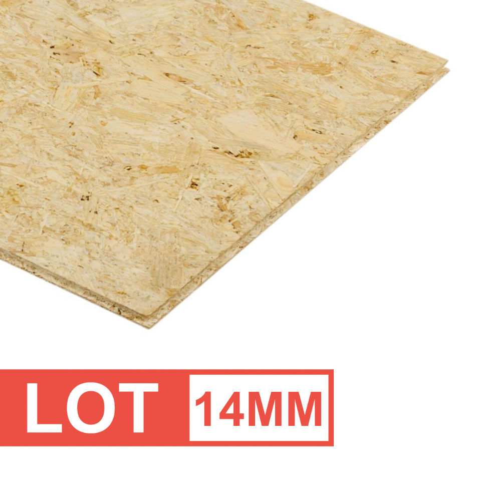 OSB 3 Tand&amp;Groef 169X61CM / 14MM (LOT9)