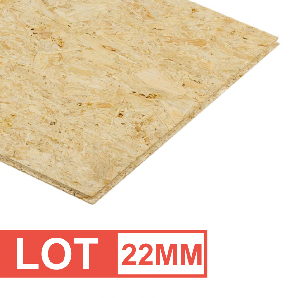 OSB 3 Tand&amp;Groef 169X63CM / 22MM (LOT2)
