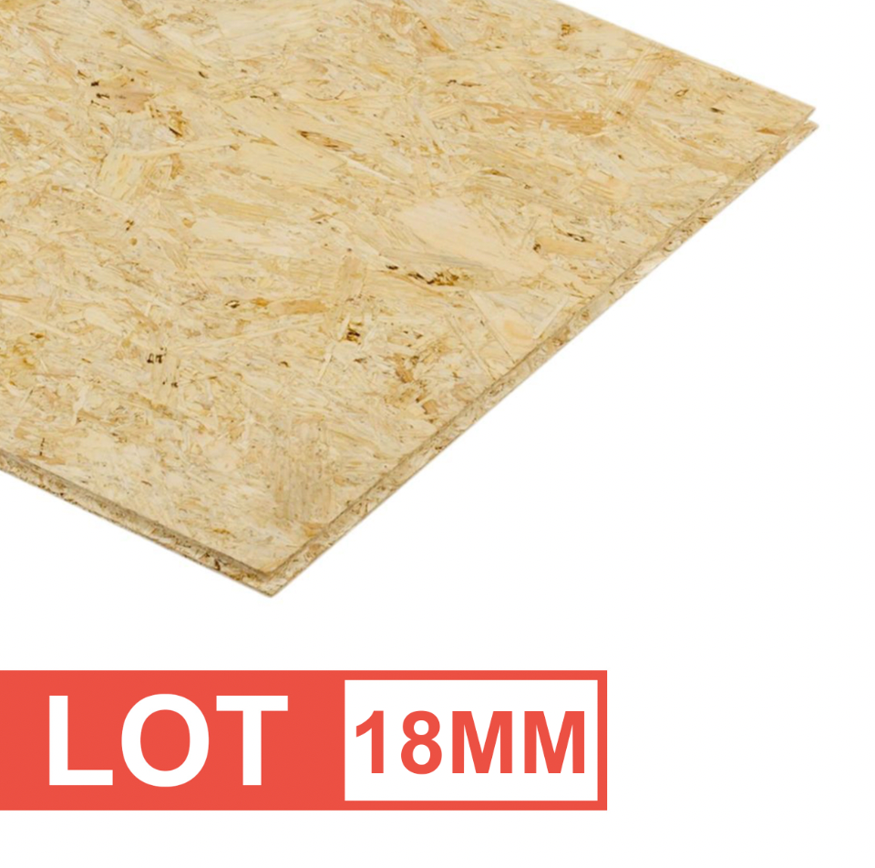 OSB 3 Tand&amp;Groef 244x59 cm 18mm (LOT13)